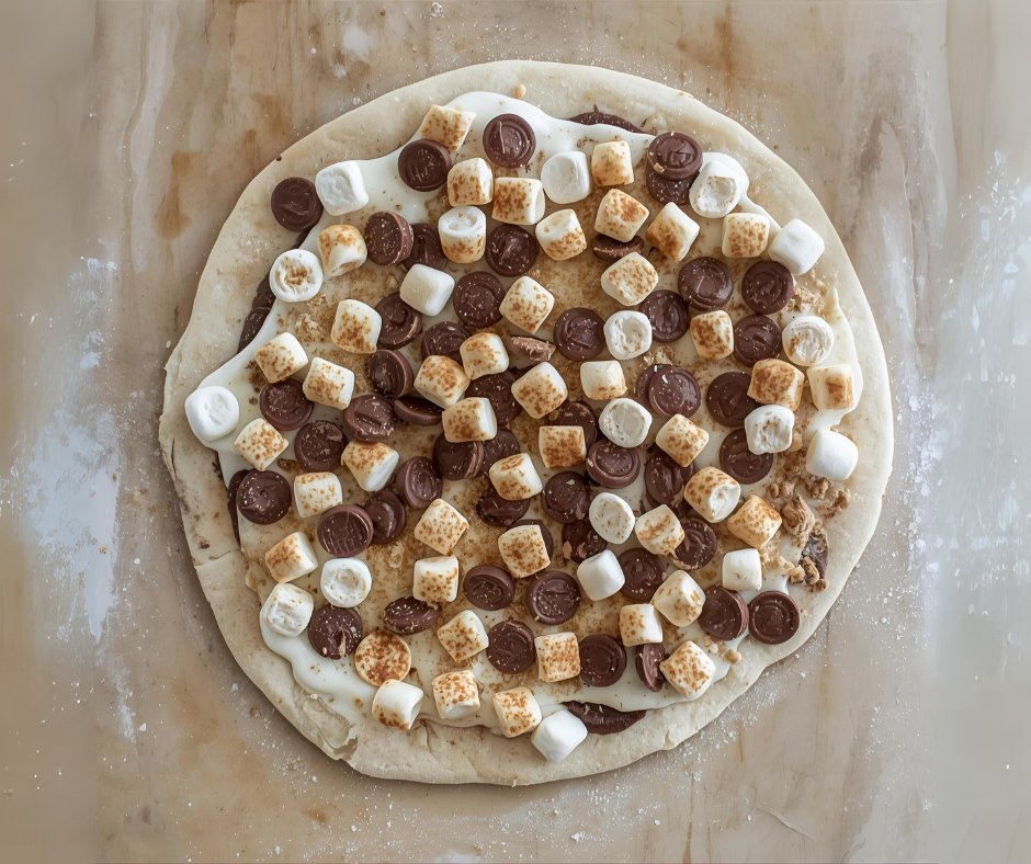 s'more pizza